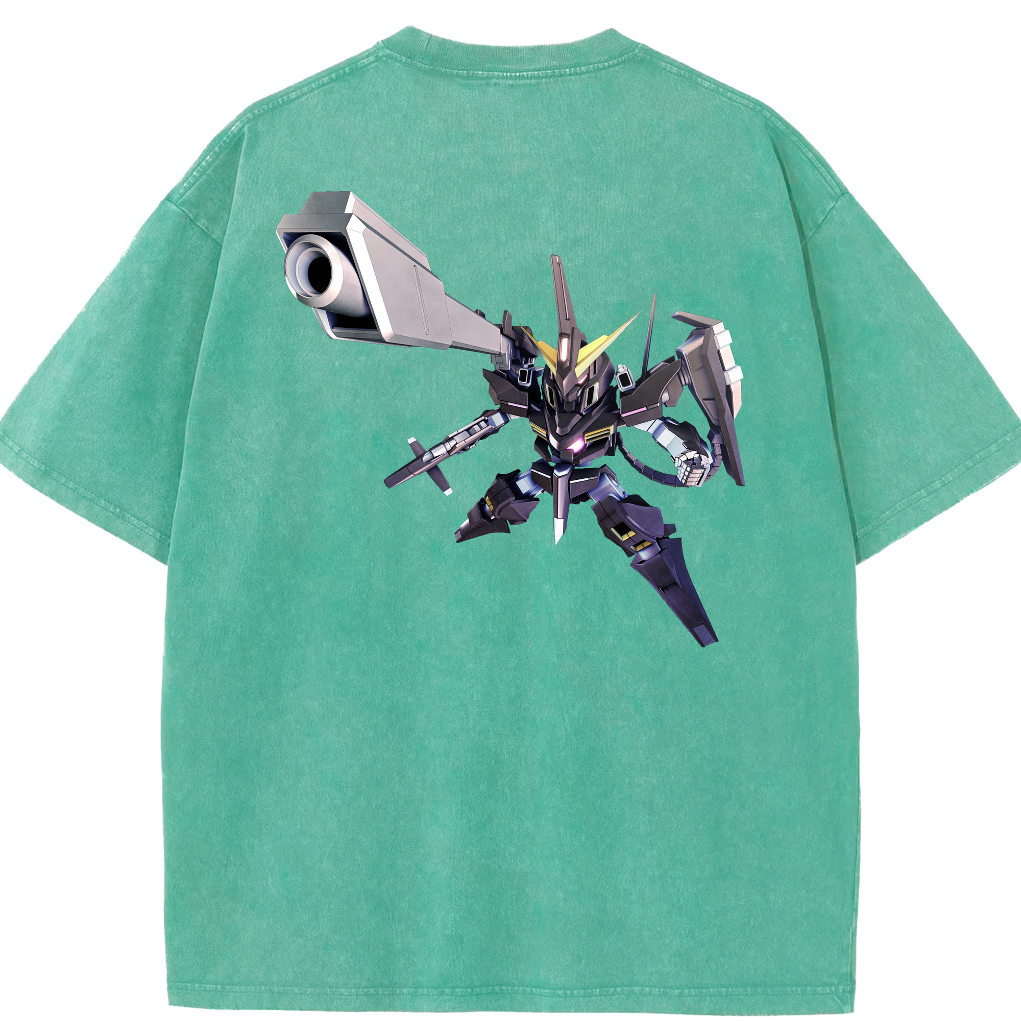 （画像用） 機動戦士ガンダム Mobile Suit Gundam 綿100% ヴィンテージ風 半袖Tシャツ（背面プリント）